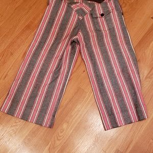 L.A.M.B. striped crop pant